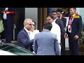 bharti telecom chairman sunil bharti mittal arrives in mumbai to attend ambani wedding