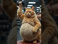 orange cat transformation 🐱 fat to bodybuilder transformation bodybuilder cat shorts