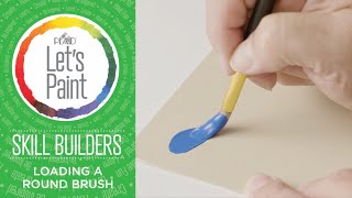 Let's Paint Skill Builder - Loading Round Brush