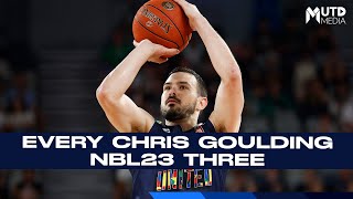 Every Chris Goulding Three in NBL23! - Highlights