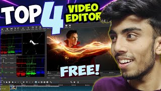 Top 4 New Video Editing Software For Old PC 100% Free! NO Watermark [2022] Basic to VFX
