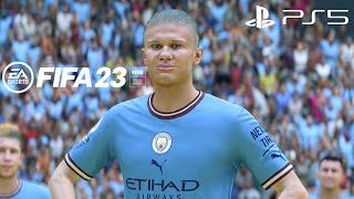 FIFA 23 - Man City vs. RB Leipzig - Champions League 2023 RO16 Full Match | PS5™ [4K60]