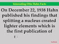 interesting otto hahn facts