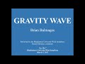 Gravity Wave - Brian Balmages