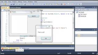 Visual Basic Tutorial 136 Finally Statement YouTube