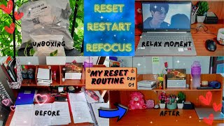 My Reset Routine😍 |කම්මැලිකම නැති කරගෙන ආයෙත් Track එකට යන්නේ කොහොමද? |Let's Reset 🥰📚