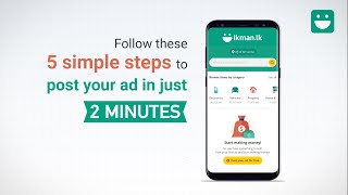 How to Post an Ad on ikman in 2 Minutes