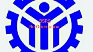 TESDA BSRS Re-Orientation PM Session