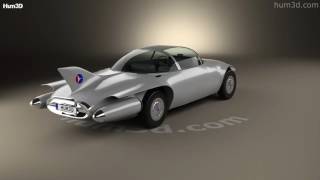 GM Firebird II 1956 3D model by 3DModels.org