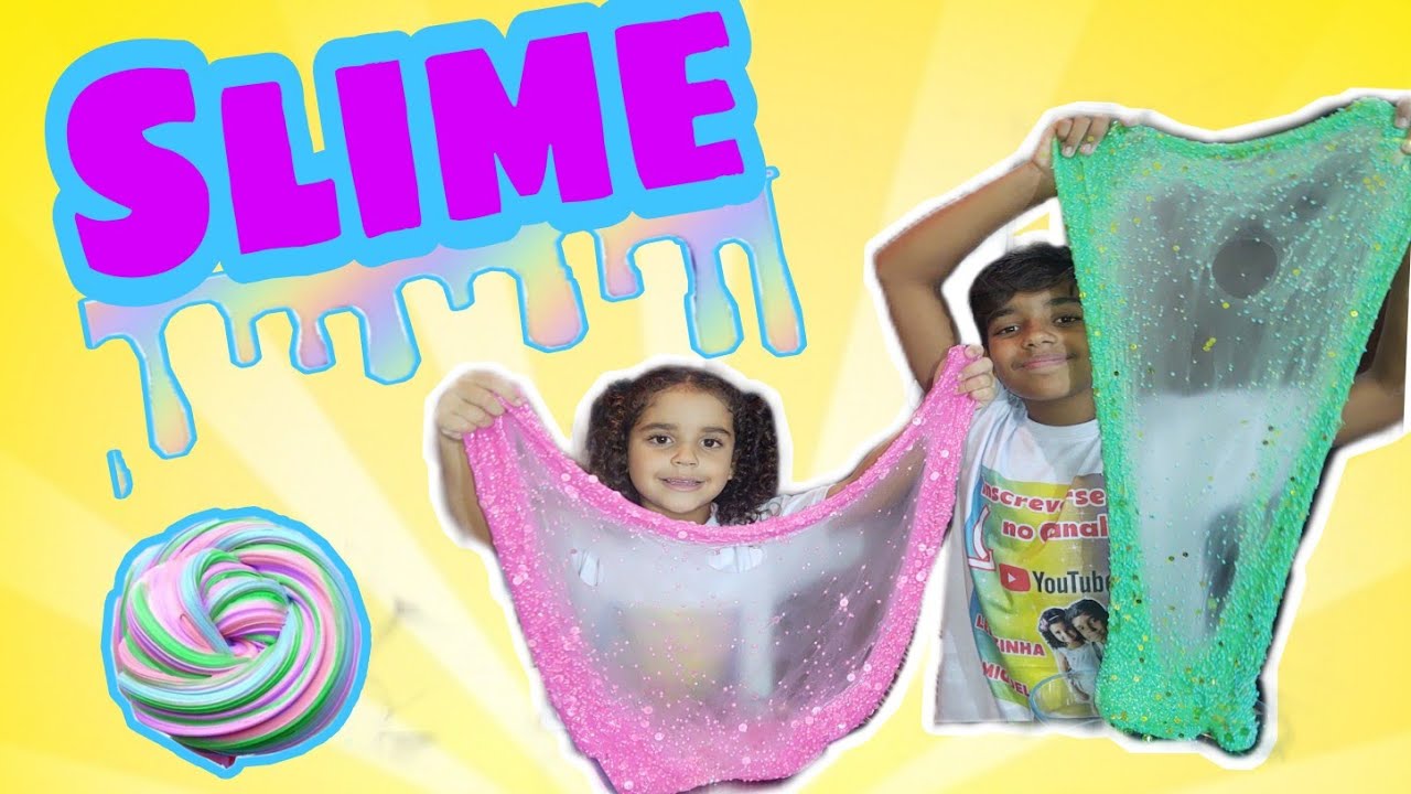 Brincando De Slime Youtube