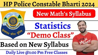 HPPSC Latest New Syllabus Demo Class || Statistics