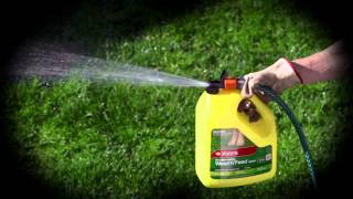 Yates Weed 'n' Feed Hose-On (TVC): kills weeds and feeds lawns in one easy step