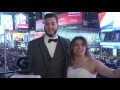 the first couple of 2016 times square new year s eve wedding