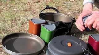 GSI Pinnacle Camper, Backpacker and Dualist Integrated Cooking and Eating Solution