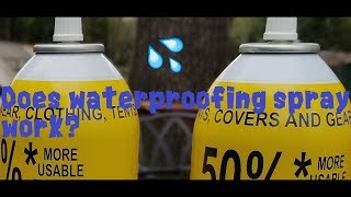 Does waterproofing spray  work on a  leaking camping tent ? VIDEO 1, outdoortrailhikers