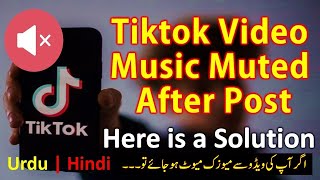 Tiktok Muted My Videos Sound After Post - How To Fix This Sound Isn't Available On Tiktok