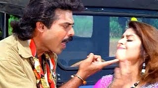 Sarada Bullodu Scene - Venkatesh Comedy With Nagma - Kota Srinivas Rao, M S Narayana