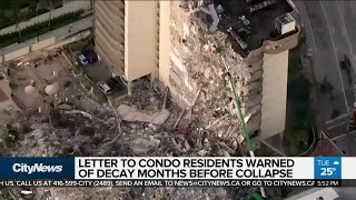 Letter raised red flags months before deadly condo collapse