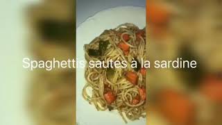 Spaghettis sautés! Facile et rapide!