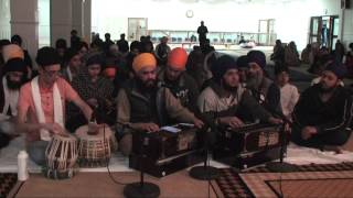 Southall Monthly Keertan Darbar January 2013 - Bhaji (3) | Shabad Gurbani Keertan