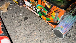 🐢MIKEY TMNT Firework Cake⚔️100 Shots⚔️