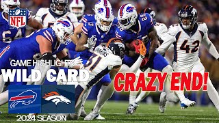 Buffalo Bills Vs. Denver Broncos FULL HIGHLIGHTS [WILD CARD] | NFL Highlights 2024