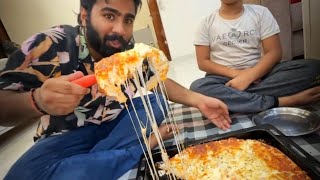 Ajay ne banaya pizza 🍕 #nikkuvlogz