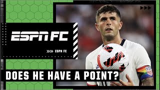 ESPN FC crew debate who Christian Pulisic is aiming his DIG at 🇺🇸