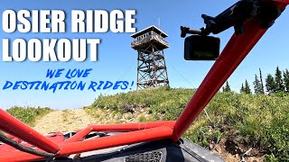 Osier Ridge Fire Tower SIDE-BY-SIDE RIDE // We LOVE Destination Rides! // RV Life Montana