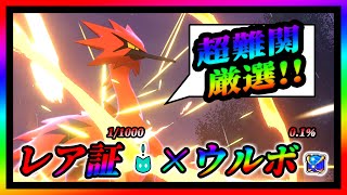 【ポケモン剣盾】超難関厳選!! レア証×ウルボ ガラルサンダー編【冠の雪原】