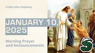 December 10, 2025 Morning Prayer/Announcements