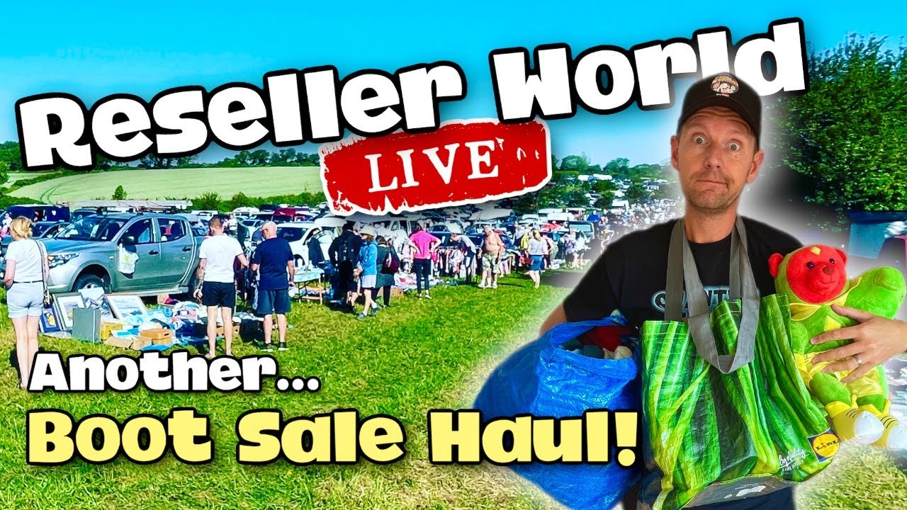 Another Car Boot Sale Haul Reseller World Live Youtube