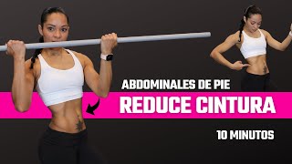ABDOMINALES DE PIE para Reducir Cintura y Aplanar Abdomen | Entrena con Fitness by Vivi