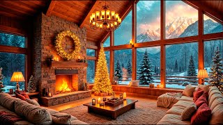 Cozy Christmas Music with Fireplace🔥Pleasant Christmas Background Music🎅 Cozy Ambience 24/7