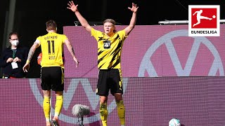 Monstrous Sprint! Erling Haaland scores a brace for Borussia Dortmund against VfL Wolfsburg