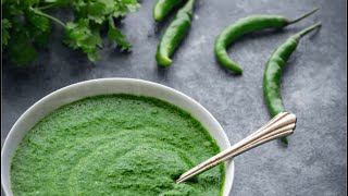 Spinach \u0026 Coriander Chutney!🌱