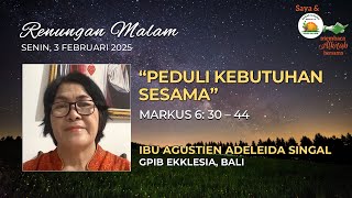 Saya dan PKLU GPIB Membaca Alkitab Bersama, Senin malam, 3 Februari 2025