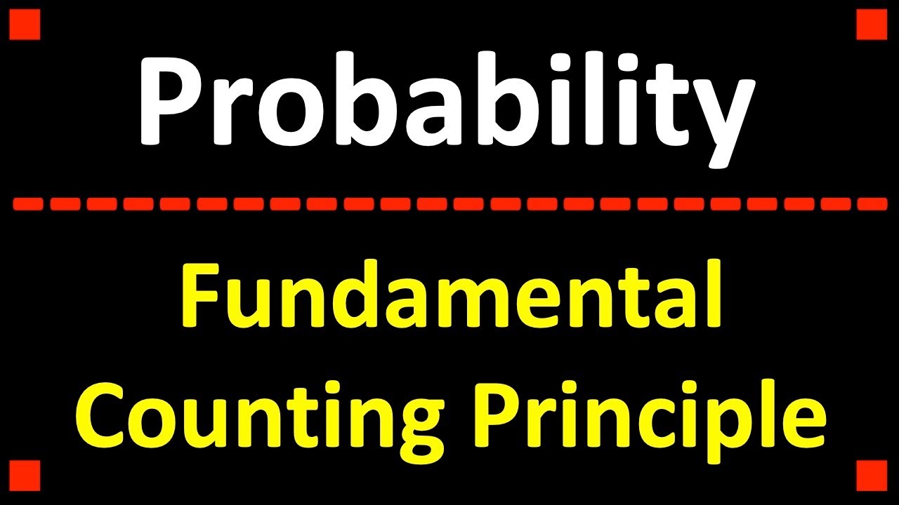 Fundamental Counting Principle - YouTube