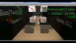 SOFA-Unity - Multithreaded Simulation