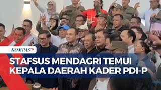 Stafsus Mendagri Temui Kepala Daerah PDI-P di Magelang: Bawa Pesan Soal Retret?