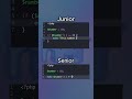 💎 Junior vs. Senior Dev – Writing Cleaner Code in PHP | #php #backend #programming #laravel