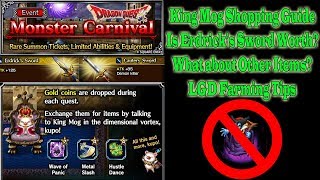 FF BE Dragon Quest Monster Carnival King Mog Shopping and LGD Farming Guide(#392)