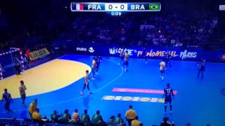 Handball WM 2017 Frankreich gegen Brasilien Highlights