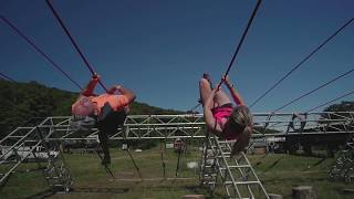 Take On The Upside Down Obstacle | Tyrolean Traverse Tutorial