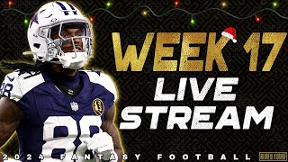 Week 17 Live Stream Q\u0026A - 2024 Fantasy Football