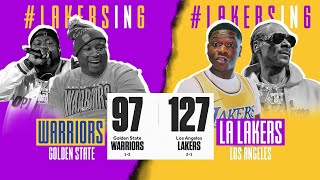 Stop crying🥲Lakers beat the Warriors🤣 #Lakers #Warriors #Lebron #AD #Bubbadub