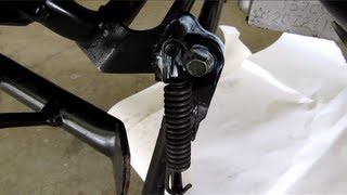 Taotao ATM150-A Evo scooter - Center stand lubrication when center stand sticks