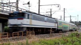 【EF65 2063牽引】E233系3000番台高崎車(グリーン車4両)　甲種輸送