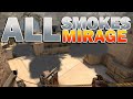 ALL THE IMPORTANT SMOKES  Mirage | CSGO | [2023] | 128tick