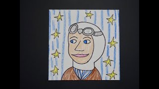 Let's Draw Amelia Earhart!